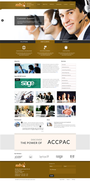 Web Design by Da Miracle for Microbit Information Systems Pte Ltd | Design: #2201513