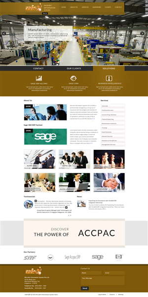 Web Design by Da Miracle for Microbit Information Systems Pte Ltd | Design: #2201519
