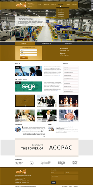 Web Design by Da Miracle for Microbit Information Systems Pte Ltd | Design: #2201523