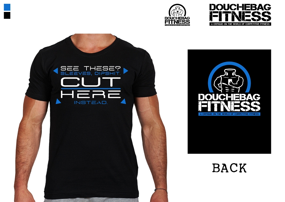 T-shirt Design by Fabio Piscicelli for Douchebag Fitness | Design #9961560