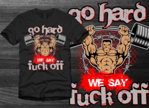 T-shirt Design by Ragewolf for Douchebag Fitness | Design #9915871