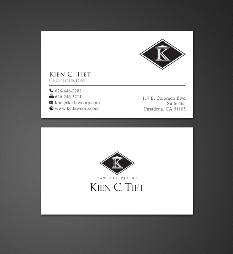 Business Card Design by chandrayaan.creative for this project | Design #9883969