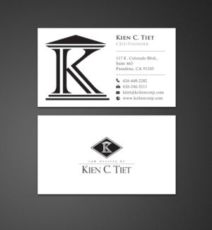 Diseño de Tarjeta de Presentación por chandrayaan.creative para este proyecto | Diseño: #9888326