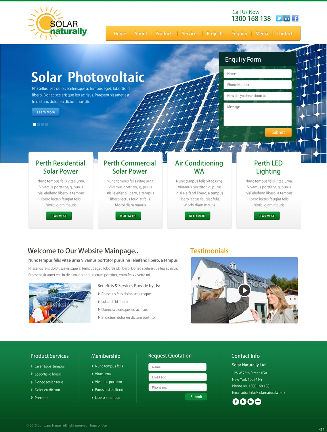 Design Wordpress par pb pour Solar Naturally | Design #2150260