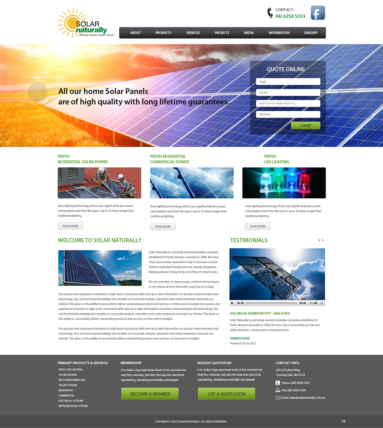 Design Wordpress par pb pour Solar Naturally | Design #2172054