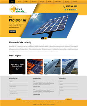 WordPress-Design von Creative Usha für Solar Naturally | Design #2189753