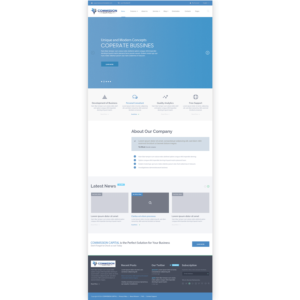 Web Design par JTorbison Concepts pour Commission Capital | Design : #9879627