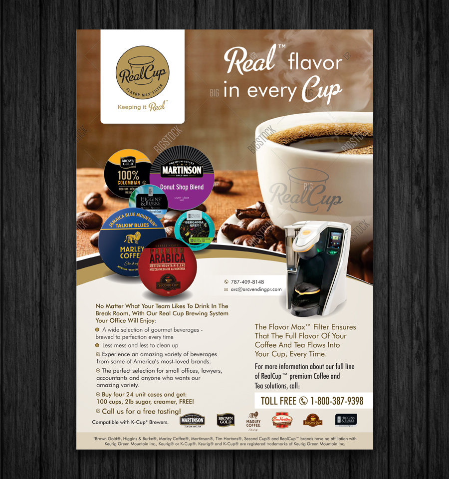 Flyer Design by ecorokerz for ARC Vending Corp. | Design #10381550