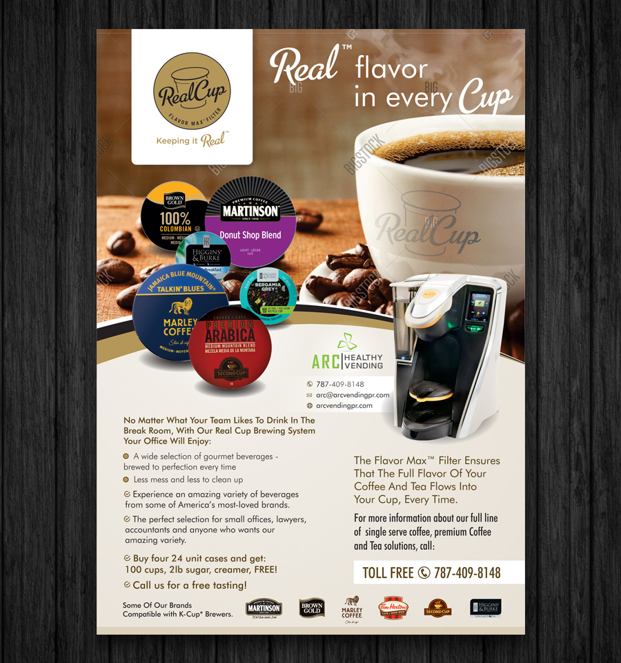 Design de Flyer par ecorokerz pour ARC Vending Corp. | Design #10434789