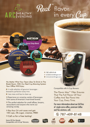 Flyer Design by ecorokerz for ARC Vending Corp. | Design: #10640968