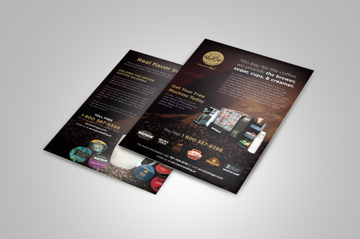Flyer Design by pivotaldesign.biz for ARC Vending Corp. | Design #10214436