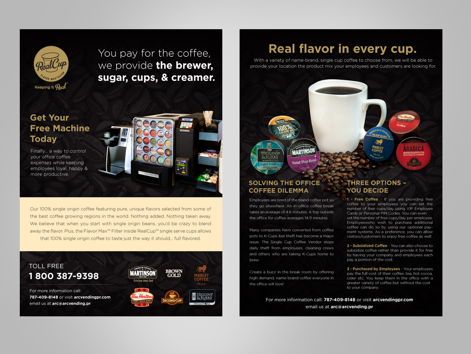 Flyer Design by pivotaldesign.biz for ARC Vending Corp. | Design #10214437