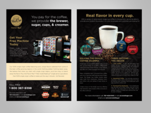 Design de Flyer par pivotaldesign.biz pour ARC Vending Corp. | Design : #10214437