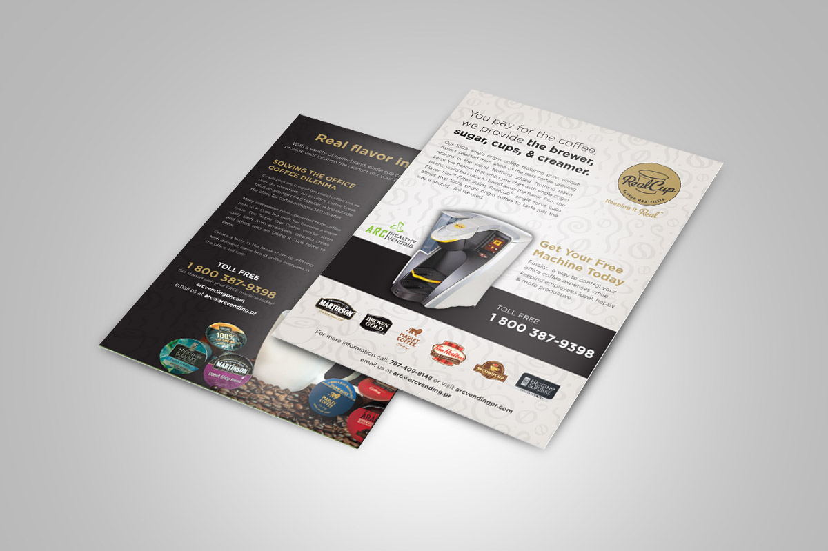 Flyer Design by pivotaldesign.biz for ARC Vending Corp. | Design #10225403