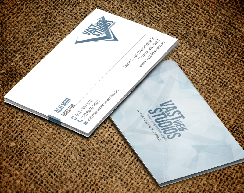 Business Card Design by chandrayaan.creative for VASTview | Design #9924864