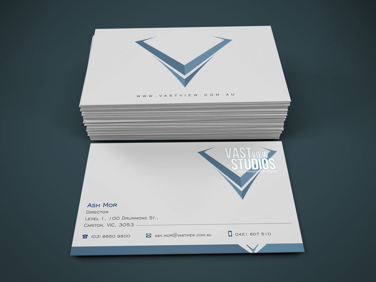 Business Card Design by Kristoffer Dann Caberto for VASTview | Design #9931537