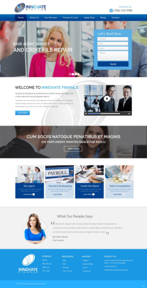 Web Design by pb for this project | Design: #10593462