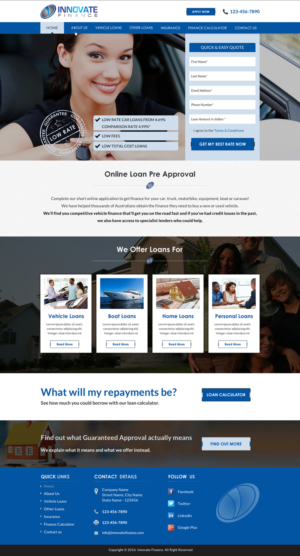 Web Design by Sbss for this project | Design: #10654456