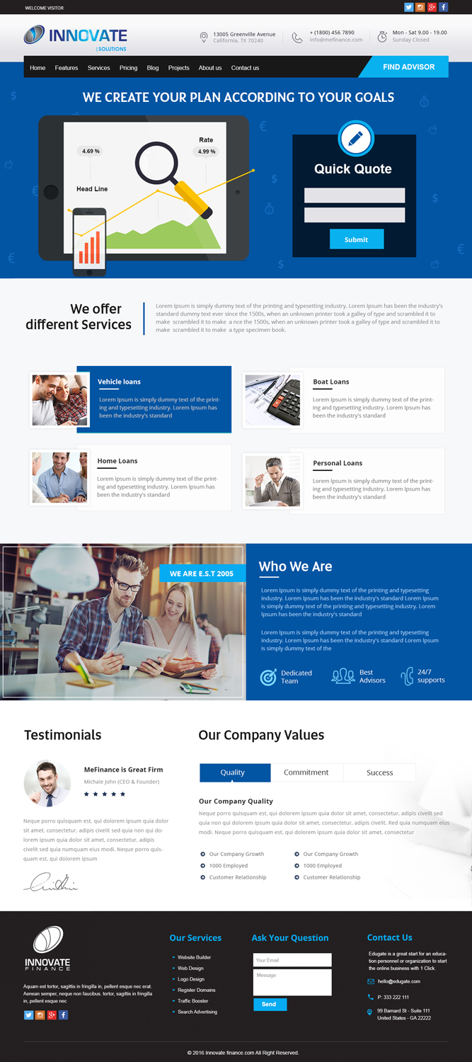 Web Design by Xclusive Designers for this project | Design #10628629