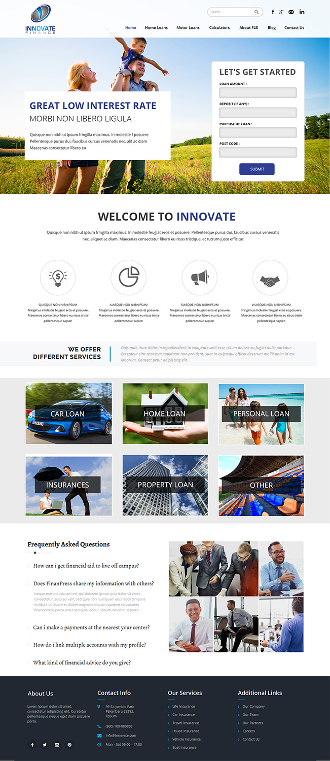 Diseño Web por Deepak Diwan para este proyecto | Diseño #10748738