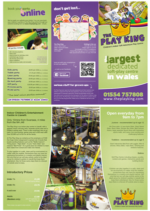 Brochure Design by LovePrint Studio Creative for Eddies Play Ltd - The Play KIng | Design: #2193562