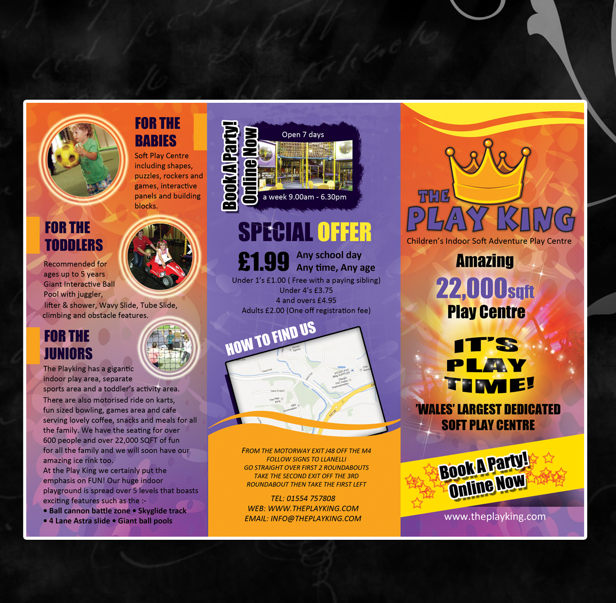 Brochure Design by uk for Eddies Play Ltd - The Play KIng | Design #2144496