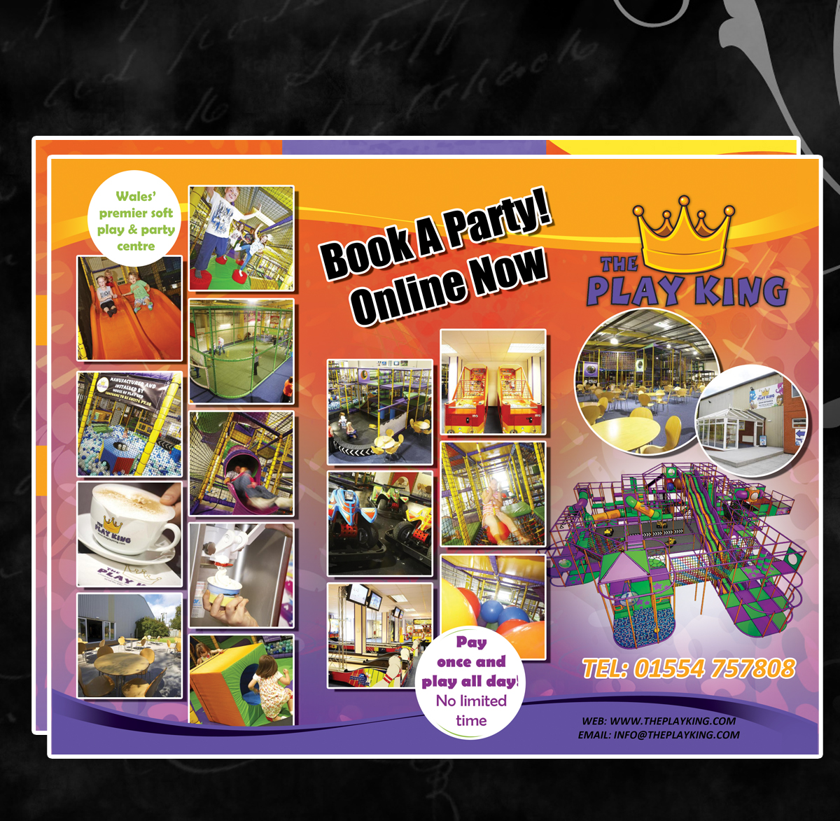 Brochure Design by uk for Eddies Play Ltd - The Play KIng | Design #2152983