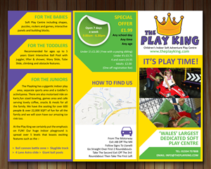 Brochure Design by Sbss for Eddies Play Ltd - The Play KIng | Design: #2153998