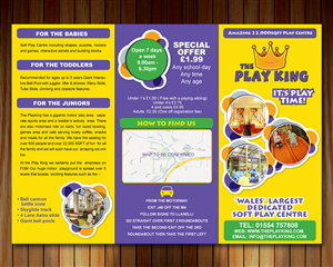 Brochure Design by Sbss for Eddies Play Ltd - The Play KIng | Design: #2154047