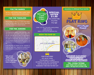 Brochure Design by Sbss for Eddies Play Ltd - The Play KIng | Design: #2154051