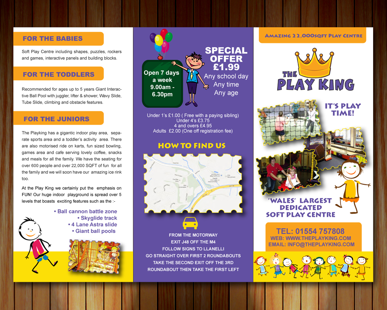 Brochure Design by Sbss for Eddies Play Ltd - The Play KIng | Design #2154052