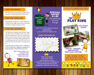 Brochure Design by Sbss for Eddies Play Ltd - The Play KIng | Design: #2154052