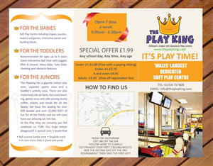 Brochure Design by Sbss for Eddies Play Ltd - The Play KIng | Design: #2158526