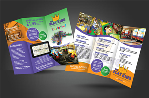 Brochure Design by jgeoinbox for Eddies Play Ltd - The Play KIng | Design: #2159217