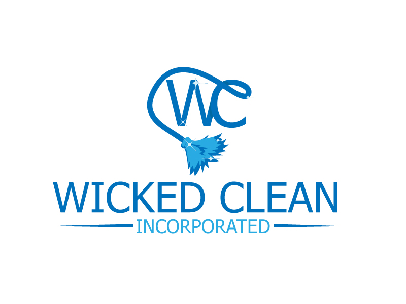 Logo Design by creative.bugs for Wicked Clean Inc | Design #9888550