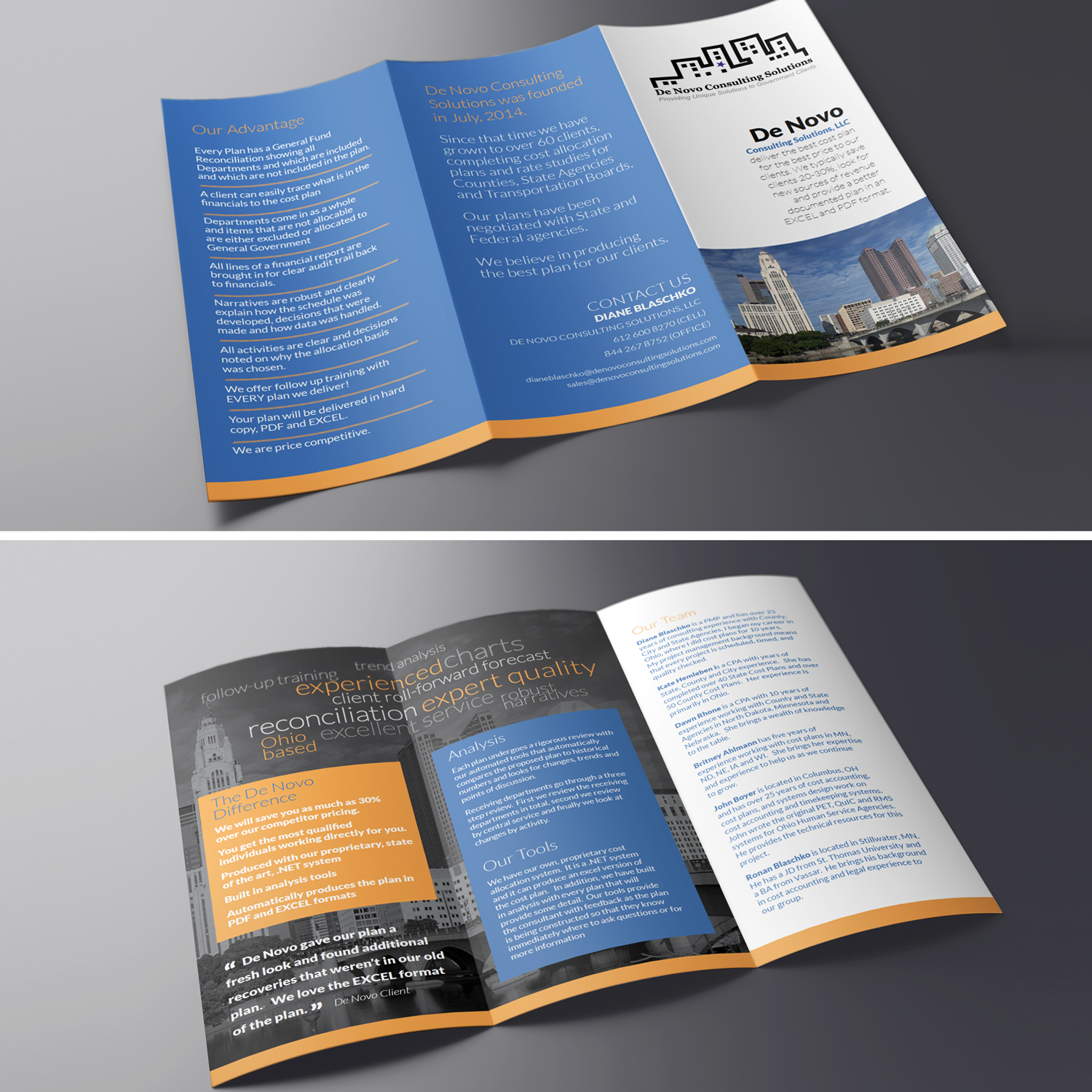 Design de Flyer par see why pour De Novo Consulting Solutions, LLC (DBA Abacus Cost Services) | Design #9887007