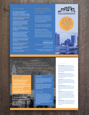 Flyer Design by see why for De Novo Consulting Solutions, LLC (DBA Abacus Cost Services) | Design #9913695