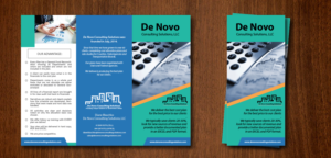Flyer Design by Alexandar for De Novo Consulting Solutions, LLC (DBA Abacus Cost Services) | Design: #9906298