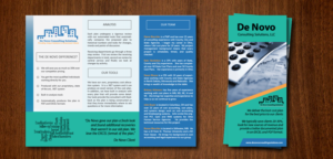 De Novo Sales Flyer for Cost Accounting Business | Diseño de Flyer por Alexandar