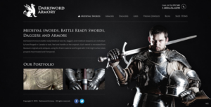 Web Design by pb for Darksword Armory | Design: #9897063