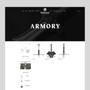 Web Design by Studio Nifty for Darksword Armory | Design: #9928365