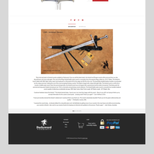 Web Design by Studio Nifty for Darksword Armory | Design: #9928366