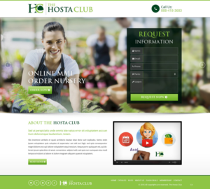 Diseño de Página de Aterrizaje por pb para Garden and Lifestyle LLC | Diseño: #9897099