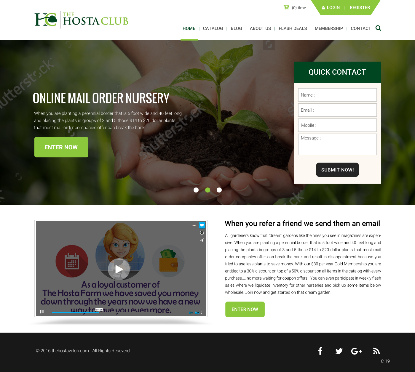 Landing Page Design by pb for Garden and Lifestyle LLC | Design #9897101