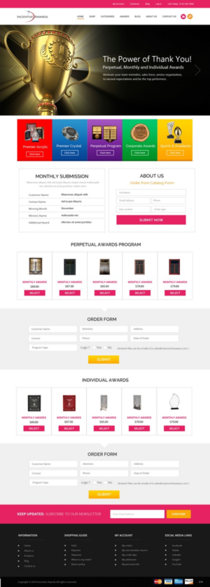 Web Design by pb for this project | Design: #10130859