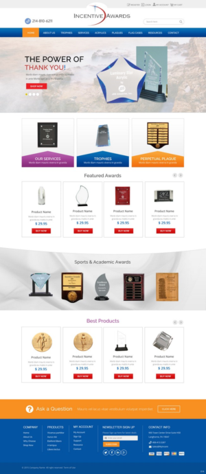 Web Design by pb for this project | Design: #9932511
