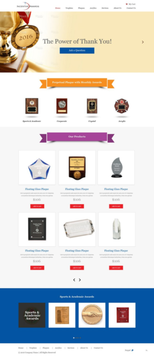 Web Design by pb for this project | Design: #9934573