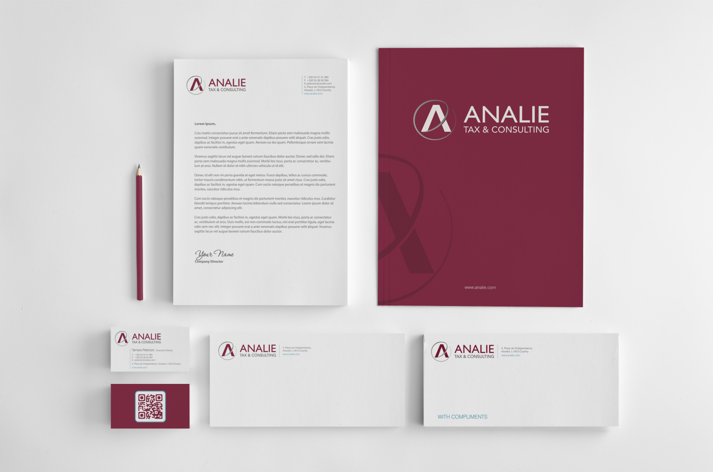Diseño de Papelería por HYPdesign para Analie Sarl | Diseño #2144205