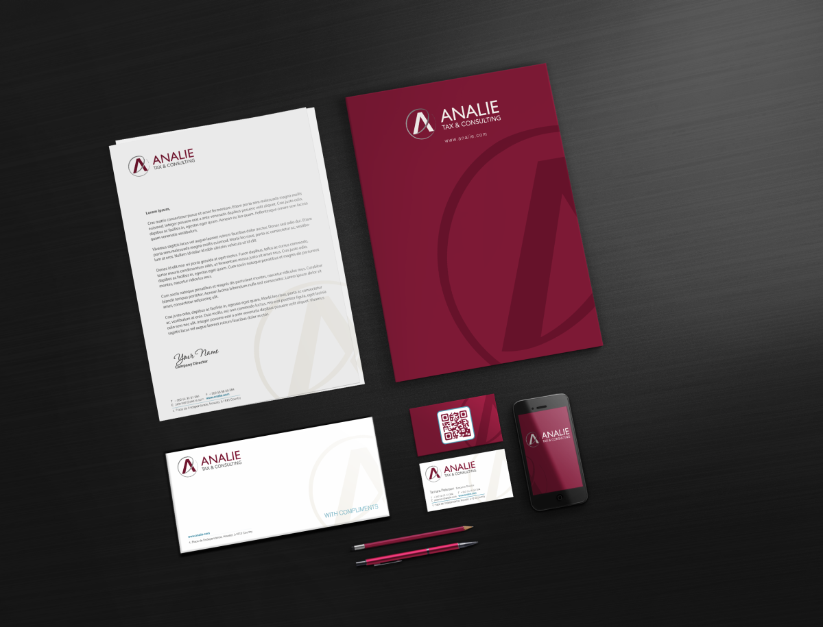 Diseño de Papelería por HYPdesign para Analie Sarl | Diseño #2144214