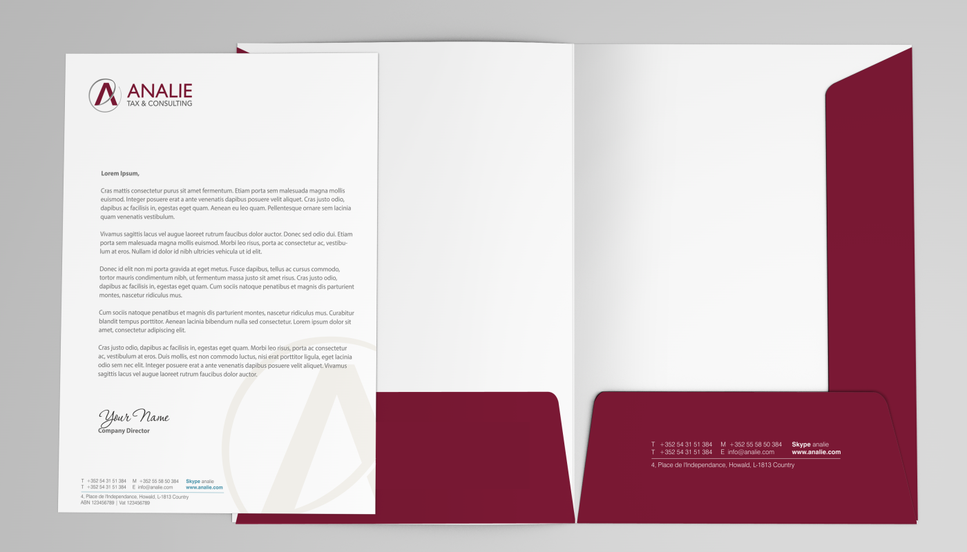 Schreibwaren-Design von HYPdesign für Analie Sarl | Design #2166827